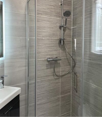 Shower in Ensuite Bathroom installation in a Dublin home - by Clondalkin Gas, Ireland