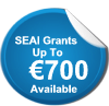 €700 Grants are now available under the  SEAI Home Energy Saving Scheme (HES) . Clondalkin Gas, Dublin, will help you with your application