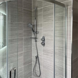 Shower in Main Bathroom installation in a Dublin home- by Clondalkin Gas, Ireland