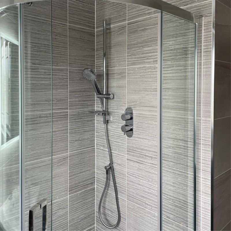 Shower in Main Bathroom installation in a Dublin home- by Clondalkin Gas, Ireland